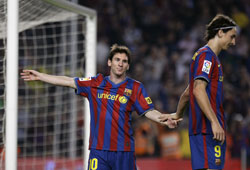 Messi (i) e Ibrahimovic