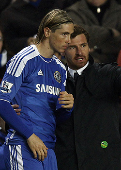 Fernando Torres desempeñó un papel secundario ante el Liverpool