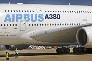 Airbus cierra pedidos con varias compaas areas por valor de por 30.224 millones en la feria de Le Bourget