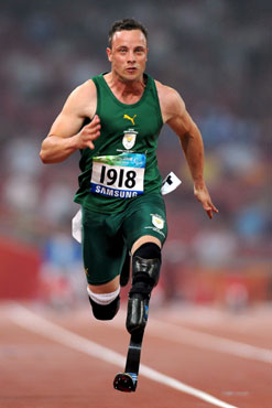 Pistorius, el Bolt Paralímpico, ya vuela en Pekín