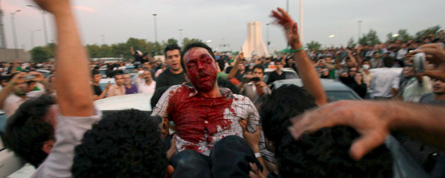 Cientos de miles de iraníes desafían al régimen de Ahmadineyad