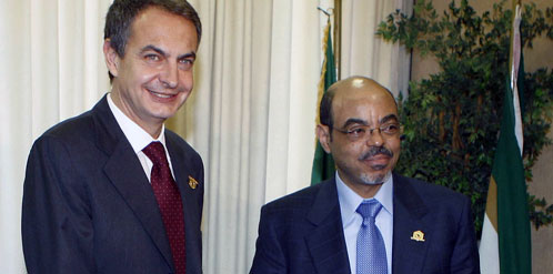 Zapatero recibe a un dictador africano acusado de violar derechos humanos