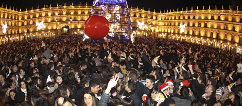 Grandes movilizaciones juveniles en Europa; en España, botellón navideño 