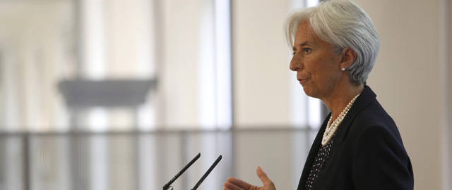 Lagarde subraya que las necesidades de capital de la banca española son menores de lo esperado