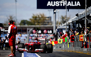 El GP de Australia marcha según lo planeado para Ferrari y Alonso, con Red Bull en cabeza