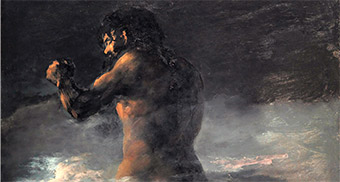 Goya copió a Miguel Ángel al pintar su obra ‘El coloso’