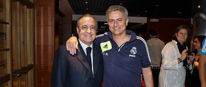 <span style=font-size:41px;line-height:45px;>La extraña foto con Mourinho y el enfado de Florentino Pérez al verla publicada</span>