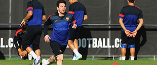 Messi esprinta para buscar la sexta semifinal  consecutiva