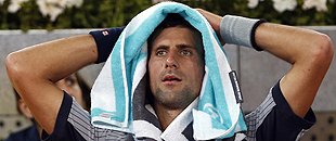 'Baby Federer' desquicia a<br> Novak Djokovic y lo elimina