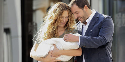 Borja y Blanca bautizan a su tercer hijo sin la presencia de la baronesa Thyssen