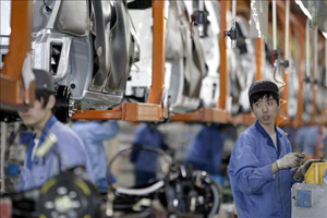 La produccin industrial china registra su crecimiento ms lento desde 1999