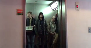 Un 'jedi' en el ascensor