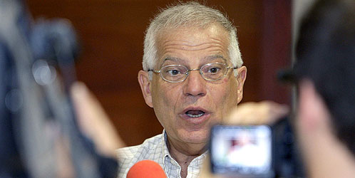 El ex ministro socialista y ex presidente del Parlamento Europeo, Josep Borrell (Efe).