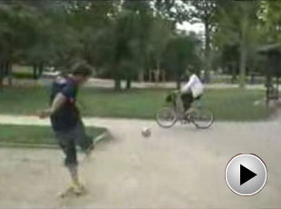 Un 'street' fútbol arriesgado